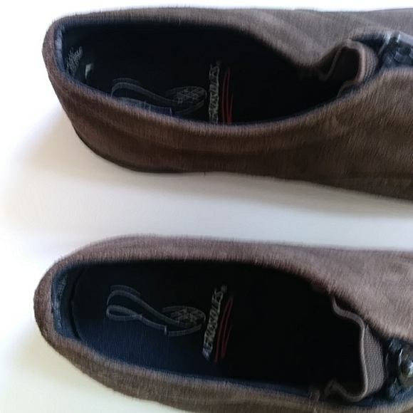 Aerosoles Suede Leather Zip Up Loafers 8B Chocolate Brown - Picture 11 of 15